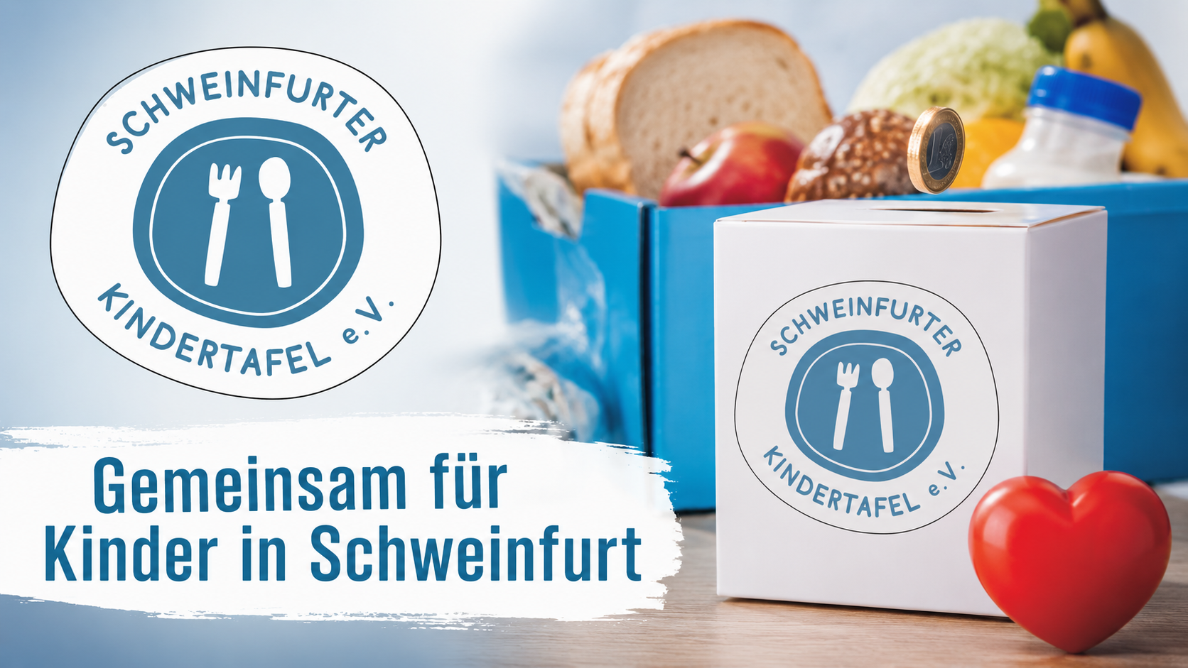 Die nächste, wichtige Großspende: Schirmherr Michl Müller sammelte bei seinem Auftritten 4.500 Euro für die Schweinfurter Kindertafel